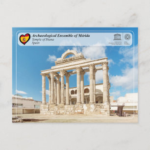 UNESCO WHS - Mérida - Tempel der Diana Postkarte