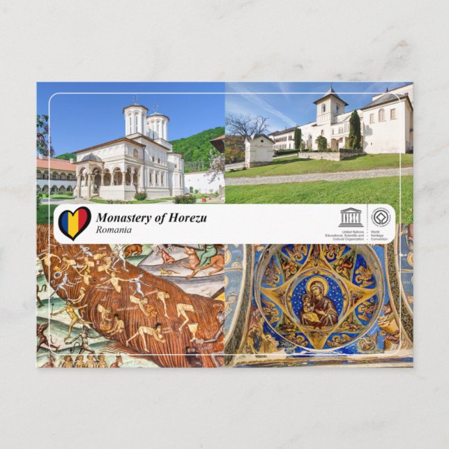 UNESCO WHS - Monastery of Horezu Postcard Postkarte (Vorderseite)