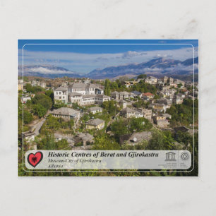 UNESCO WHS - Museum-Stadt Gjirokastra Postkarte