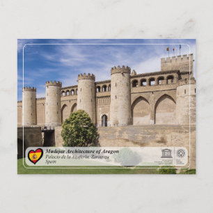 UNESCO WHS - Palacio de la Aljafería Postkarte