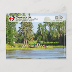 UNESCO WHS - Pimachiowin Aki Postkarte