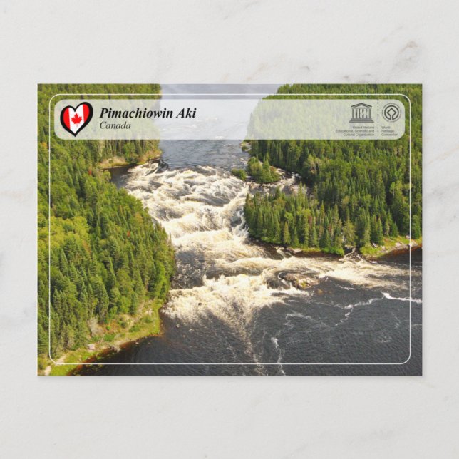 UNESCO WHS - Pimachiowin Aki Postkarte (Vorderseite)