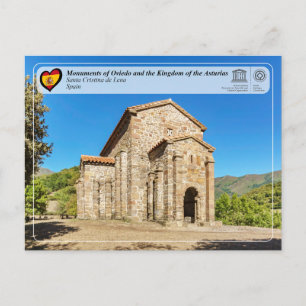 UNESCO WHS - Santa Cristina de Lena Postkarte