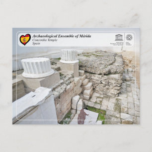 UNESCO WHS - Tempel der Concordia Postkarte