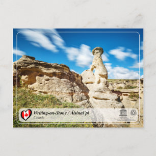 UNESCO WHS - Writing on Stone / Áísínai’pi Postkarte