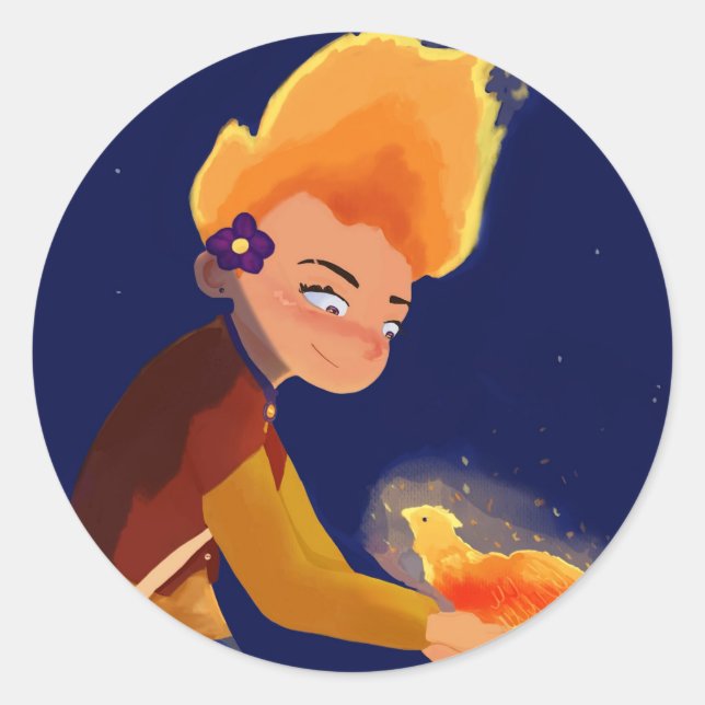 Unexpected buddy runder aufkleber (Vorderseite)