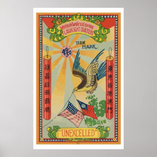Unexzellent (Vintager chinesischer Firecracker) Poster