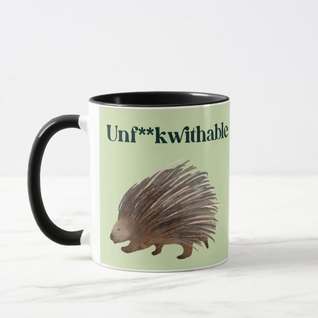 Unf**verklebbares Porcupine Tasse (Links)