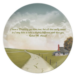 Unfähigkeits-Bewusstseins-Platte Teller