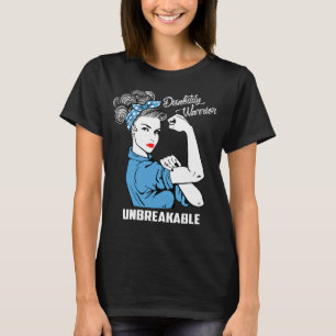 Unfähigkeits-Krieger unzerbrechlich T-Shirt