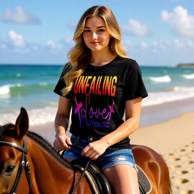 Unfailing Love Psalm 33 22 Christian Tri-Blend Shirt (Von Creator hochgeladen)