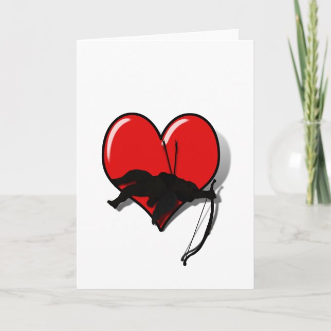 Unfall der Liebe (1) Feiertagskarte (Vorderseite)