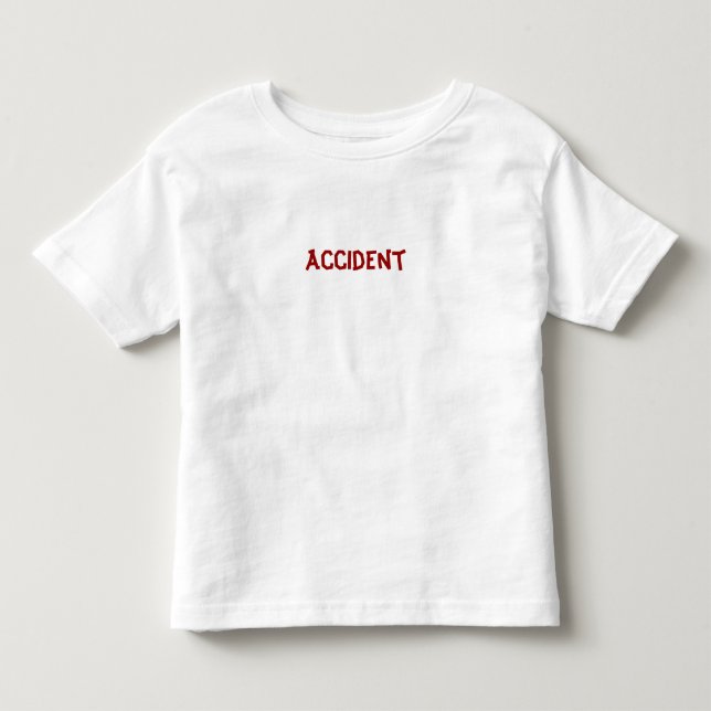 Unfall Kleinkind T-shirt (Vorderseite)