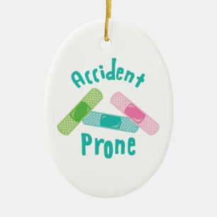 Unfall vornübergeneigt keramik ornament