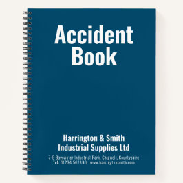 Unfallbuch für Unternehmen Notizbuch
