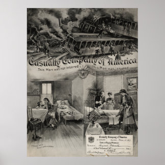 Unfallopfer Amerikas [1907] Poster