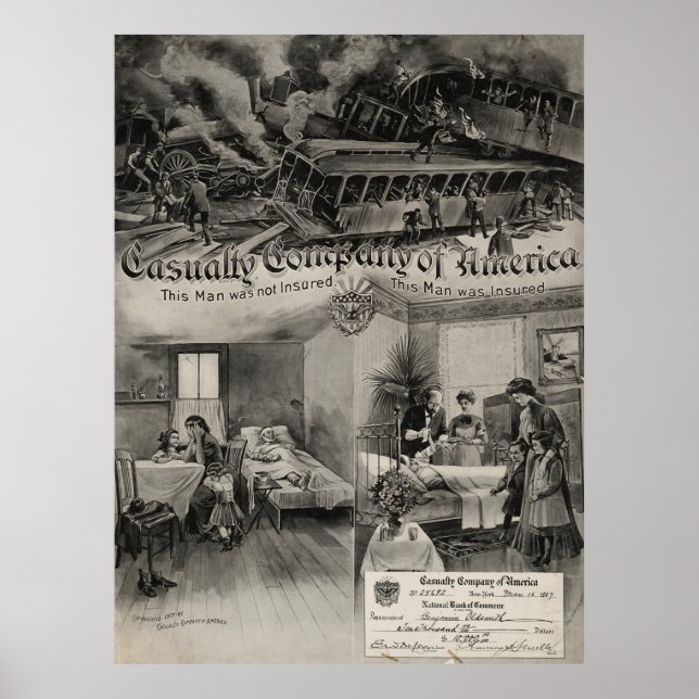 Unfallopfer Amerikas [1907] Poster (Vorne)