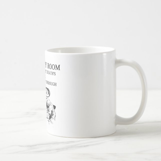 Unfallstationswitz Kaffeetasse (Rechts)