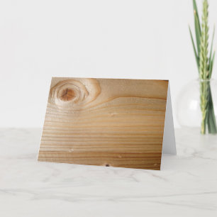 Unfertiges Holz Karte
