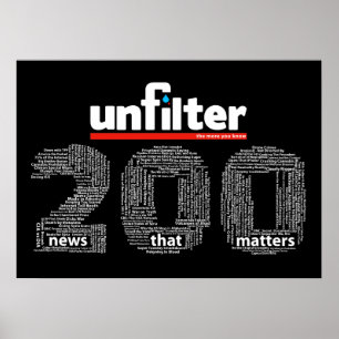 Unfilter 200 Plakat