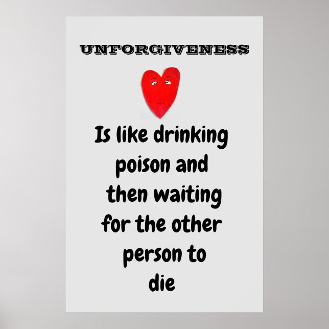 UNFORGIVENESS-Plakat Poster (Vorne)