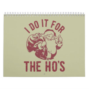 Unfreundliches Weihnachtsmann-Gesicht Ich mache es Kalender