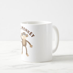 unfruchtbarer niedlicher Affe Kaffeetasse