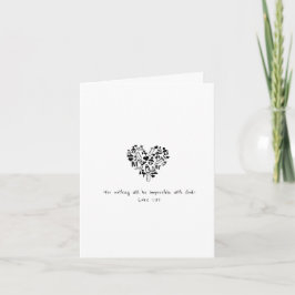 Unfruchtbarkeit/IVF - Ermutigung Luke 1:37 Karte