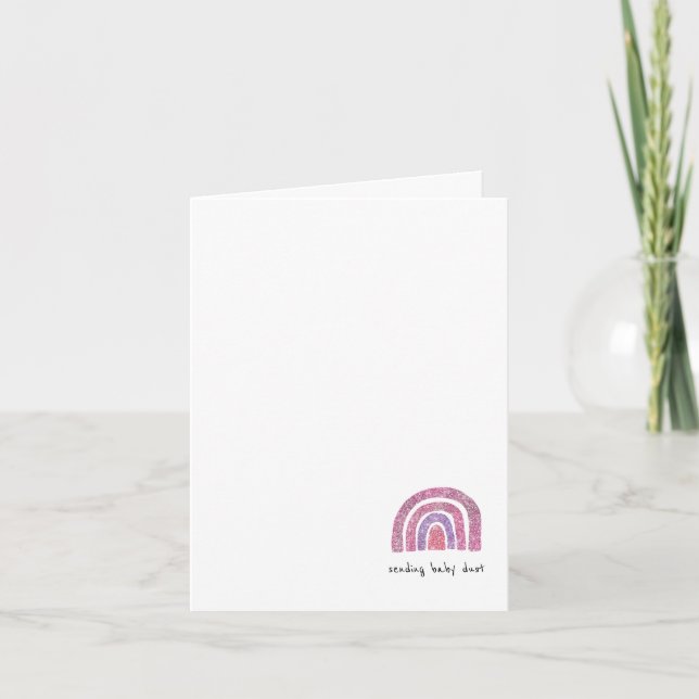 Unfruchtbarkeit/IVF-Unterstützung für das "Senden  Karte (Vorderseite)