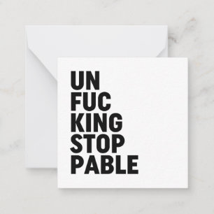 Unfu*kingstopp Mitteilungskarte