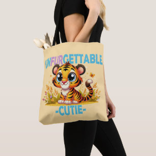 Unfurgettable Süsse Spaß Pun. Baby Tiger Cartoon