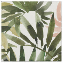 UNFURLING Tropical Palm Print