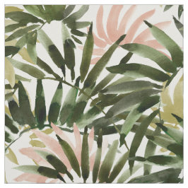 UNFURLING Tropical Palm Print Stoff