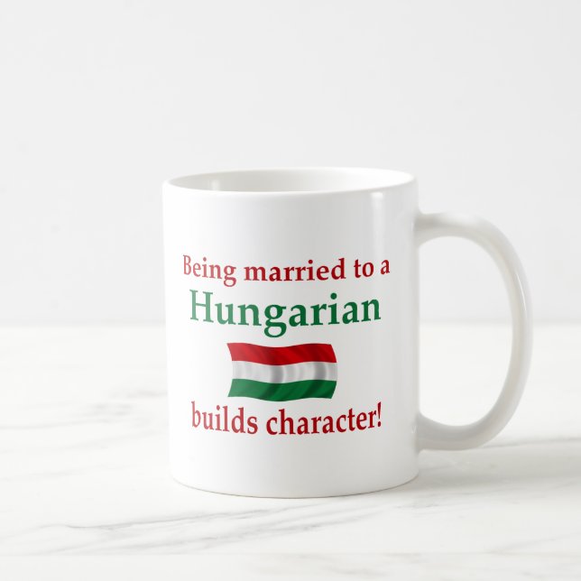 Ungar errichtet Charakter Kaffeetasse (Rechts)