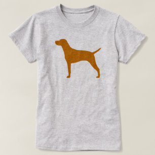 Ungar Vizsla Hundezucht-Silhouette T-Shirt