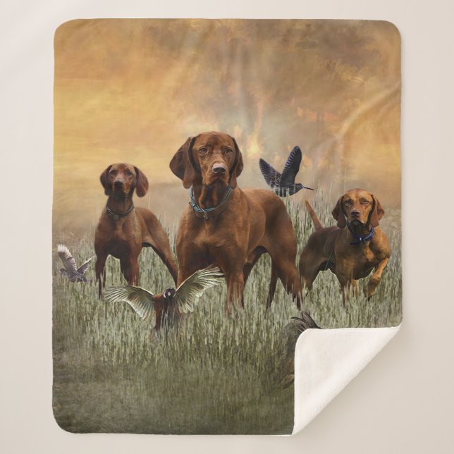 Ungarisch Vizsla Art Sherpadecke (Vorderseite)
