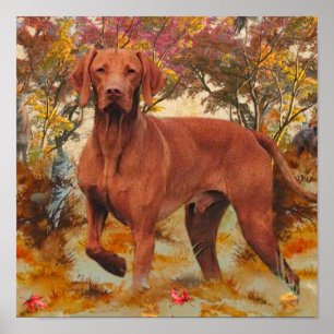 Ungarisch Vizsla art Throw Kissen Glass Untersetze Poster