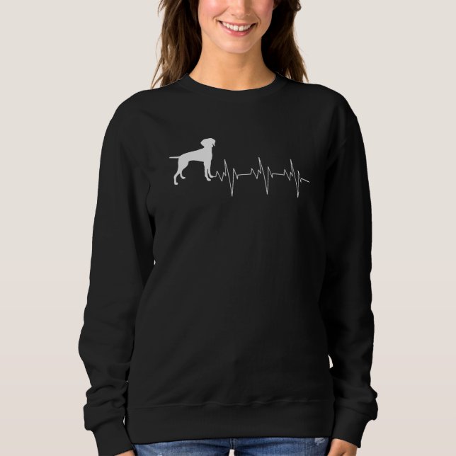 Ungarisch Vizsla Dog Breed Sweatshirt (Vorderseite)
