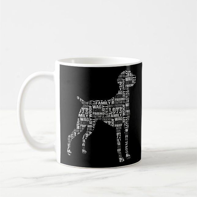 Ungarisch Vizsla Dog Lover Kaffeetasse (Links)
