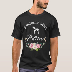 Ungarisch Vizsla Dog Mama Silhouette Muttertag T-Shirt