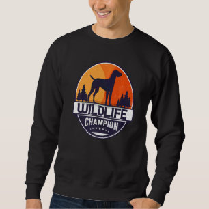 Ungarisch Vizsla Dog Retro Sweatshirt