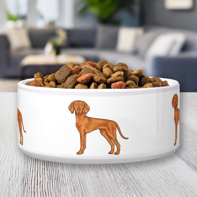 Ungarisch Vizsla Pointer Dog Cartoon Illustration Napf (Von Creator hochgeladen)