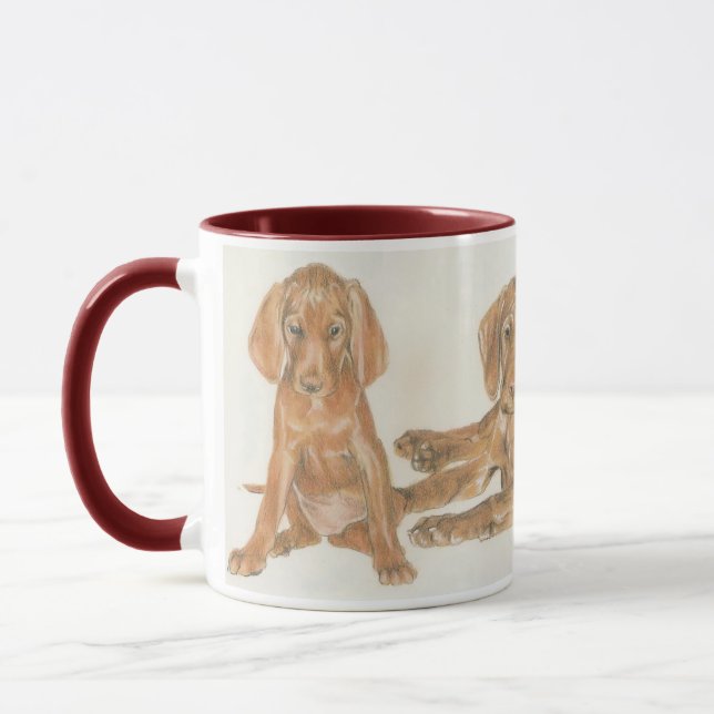 Ungarisch Vizsla Welpen Tasse (Links)