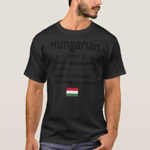 Ungarische Definition Ungarische Flagge T-Shirt