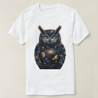 "Ungarische Eule mit Planeten Sternen Kosmische Ga T-Shirt