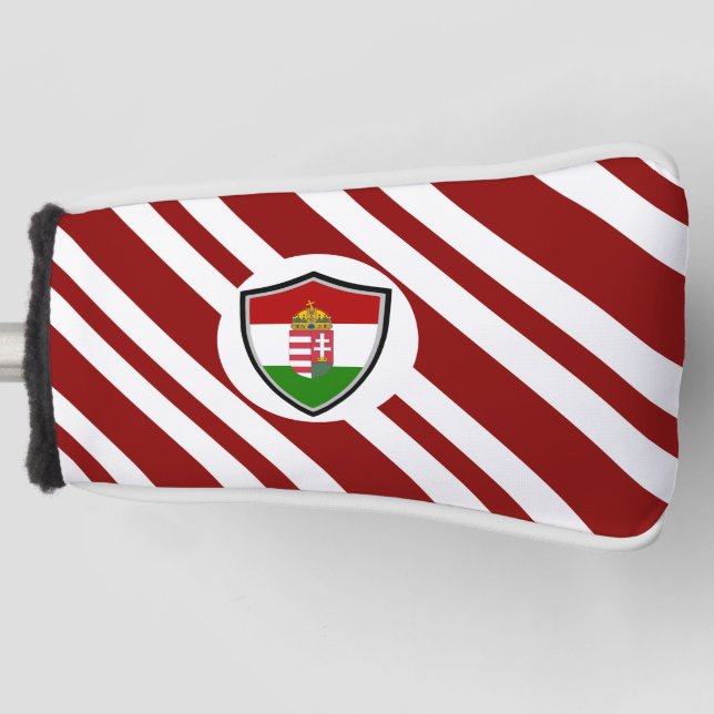 Ungarische Fahnenwappen Golf Headcover (Vorderseite)