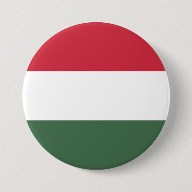 Ungarische Flagge Button (Vorderseite)