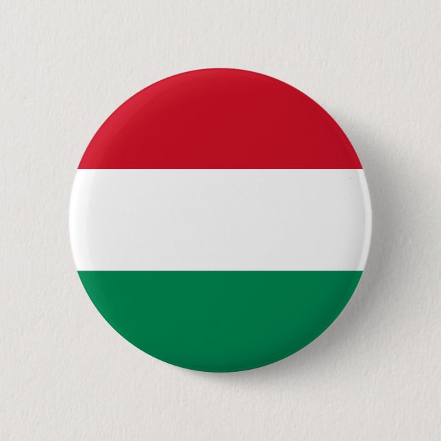 Ungarische Flagge Button (Vorderseite)