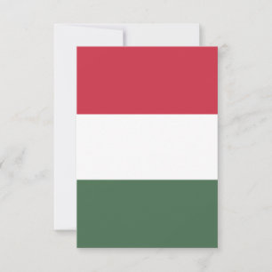Ungarische Flagge Dankeskarte