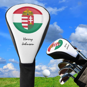 Ungarische Flagge, Emblem und Mit Monogramm Golf Golf Headcover